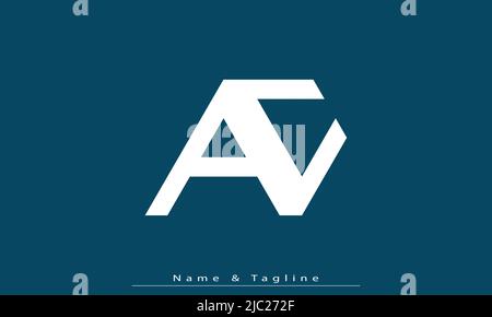 Alphabet letters Initials Monogram logo AC , CA Stock Vector