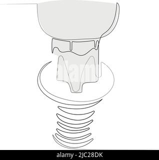 screwdriver screw bolt spanner bolt screw and nuts Stock Vector