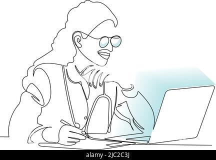 of doctor with stethoscope, smiling Stock Vector