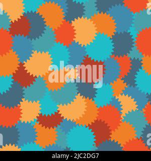 Seamless background with colorful gears Stock Vector