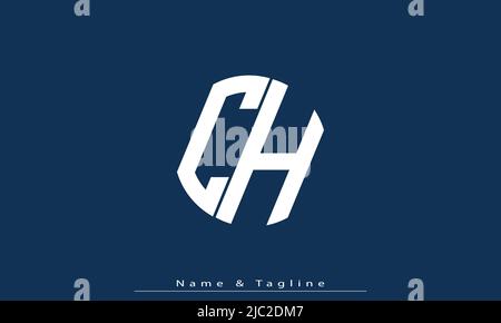 Alphabet letters Initials Monogram logo CH , HC Stock Vector