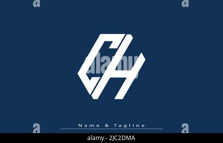 Alphabet letters Initials Monogram logo CH , HC Stock Vector