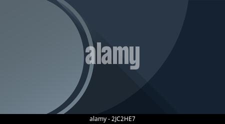 dark modern abstract background with geometric shapes, vector illustration Stock Vector