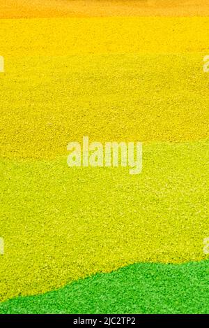 Abstract Vibrant Green and Yellow Painted Background - stock photo Stock Photo