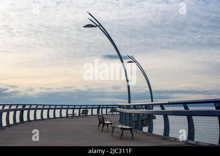 Brant Street Pier - City of Burlington. Burlington Ontario Canada Stock Photo