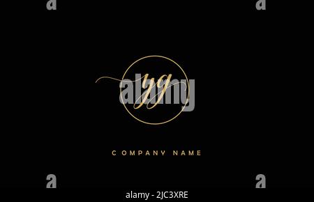 YG, GY Alphabets Letters Logo Monogram Stock Vector