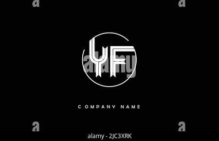 YF, FY Alphabets Letters Logo Monogram Stock Vector