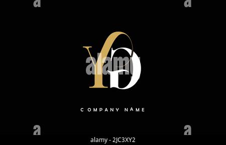 YG, GY Alphabets Letters Logo Monogram Stock Vector
