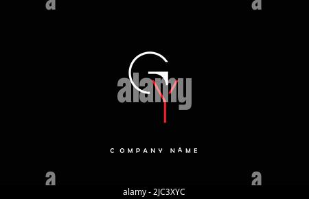 YG, GY Alphabets Letters Logo Monogram Stock Vector