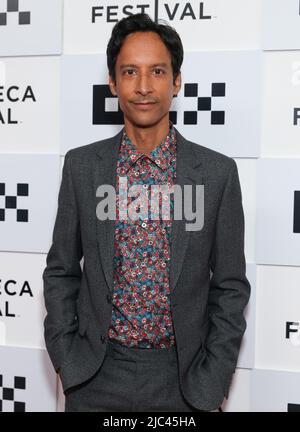 New York, NY, USA. 9th June, 2022. Danny Pudi at arrivals for CORNER OFFICE Premiere at the 21st Tribeca Festival, Borough of Manhattan Community College (BMCC), New York, NY June 9, 2022. Credit: CJ Rivera/Everett Collection/Alamy Live News Stock Photo