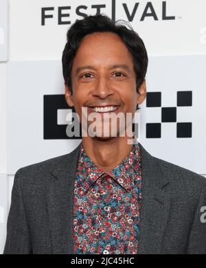 New York, NY, USA. 9th June, 2022. Danny Pudi at arrivals for CORNER OFFICE Premiere at the 21st Tribeca Festival, Borough of Manhattan Community College (BMCC), New York, NY June 9, 2022. Credit: CJ Rivera/Everett Collection/Alamy Live News Stock Photo