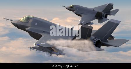 Lockheed Martin F-35 Lightning II Stock Photo