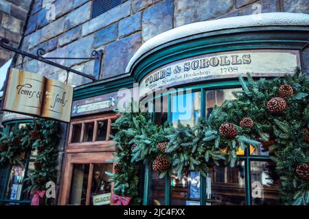 Hogsmeade village in the Wizarding World of Harry Potter in Universal  Orlando, Florida, USA Stock Photo - Alamy