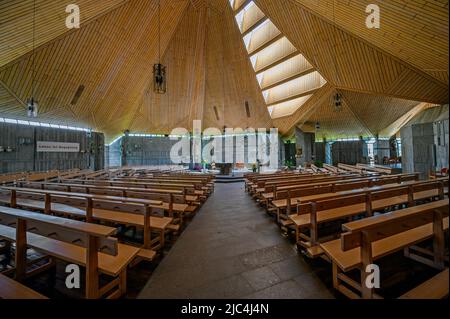 St. Hedwig, Roman Catholic parish church in the Thingers district, Kempten, Allgaeu, Bavaria, Germany Stock Photo