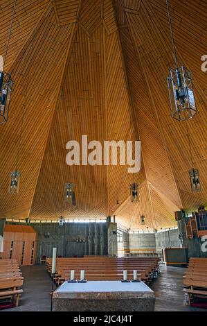 St. Hedwig, Roman Catholic parish church in the Thingers district, Kempten, Allgaeu, Bavaria, Germany Stock Photo