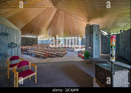 St. Hedwig, Roman Catholic parish church in the Thingers district, Kempten, Allgaeu, Bavaria, Germany Stock Photo