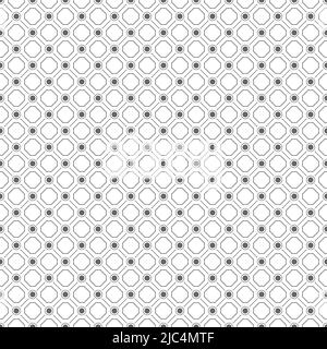 seamless pattern of circles and lines forms arbitrary shapes. Vector illustration for textiles, textures, creative design and simple backgrounds Stock Vector
