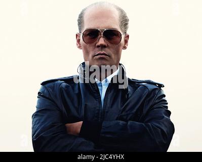 JOHNNY DEPP in BLACK MASS (2015), directed by SCOTT COOPER. Credit: CROSS CREEK PICTURES / Album Stock Photo