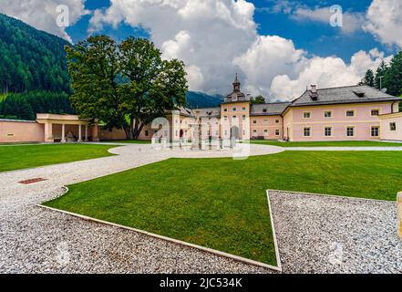 Trentino Alto Adige val di Racines Racines Mareta Castel Wolfsthurn Stock Photo