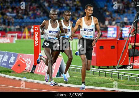 Nicholas Kipkorir Kimeli (KEN) during the Wanda Diamond League Golden Gala meeting at Olimpic stadium in Rome on 09 June 2022 Stock Photo