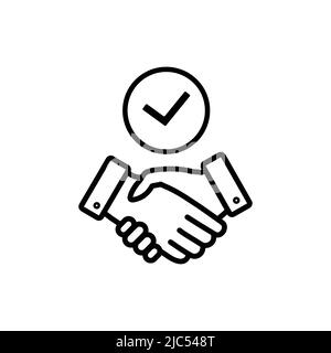 Commitment icons symbol vector elements for infographic web Stock Vector