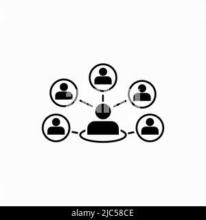 Share network connection icon vector illustration Stock Vector
