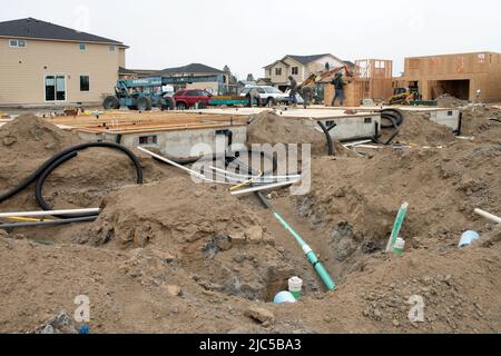 USA, Oregon, Bend, New Bend, Development Reed Market and 15th Street southwest corner,  SE Depot Loop, 2022 *** Local Caption ***  USA, Oregon, Bend, Stock Photo