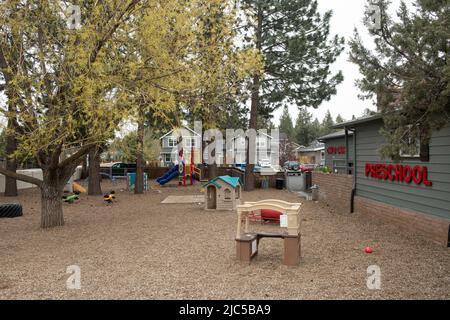 USA, Oregon, Bend, New Bend, Development Reed Market and 15th Street southwest corner,  Pre School, 2022 *** Local Caption ***  USA, Oregon, Bend, New Stock Photo