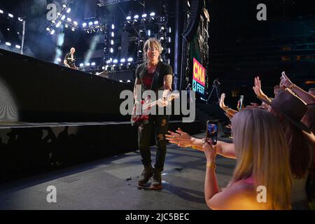 09 June 2022 - Nashville, Tennessee - Keith Urban. 2022 CMA  Fest Nighty Concert Day One held at Nissan Stadium. (Credit Image: © AdMedia via ZUMA Press Wire) Stock Photo