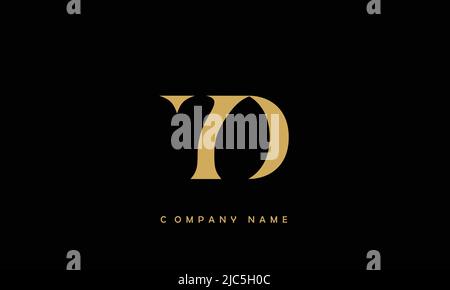 YD, DY Alphabets Letters Logo Monogram Stock Vector