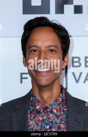 NEW YORK, NY, USA - JUNE 9, 2022:  Actor Danny Pudi attending at  'Corner Office'  2022 Tribeca Film Festival at  BMCC Tribeca Performing Arts Center Stock Photo