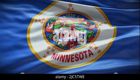 Minnesota state flag background illustration, USA symbol backdrop. Minnesota state flag background illustration, USA symbol backdrop.