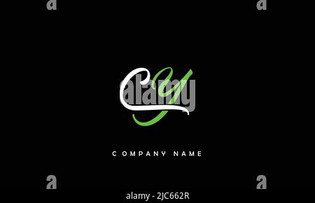YC, CY Alphabets Letters Logo Monogram Stock Vector