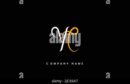 YC, CY Alphabets Letters Logo Monogram Stock Vector