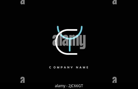 YC, CY Alphabets Letters Logo Monogram Stock Vector