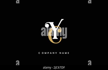 YC, CY Alphabets Letters Logo Monogram Stock Vector