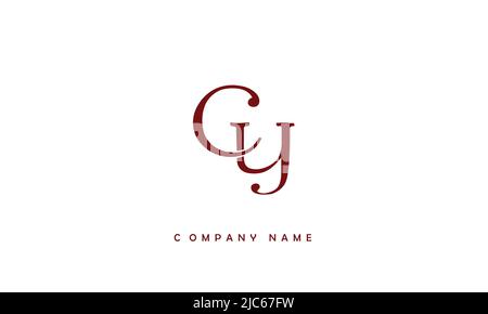 YC, CY Alphabets Letters Logo Monogram Stock Vector