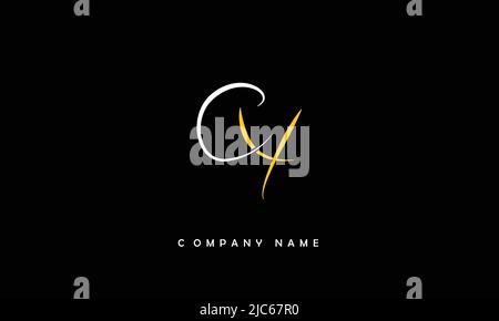 YC, CY Alphabets Letters Logo Monogram Stock Vector