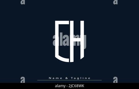 Alphabet letters Initials Monogram logo CH , HC Stock Vector