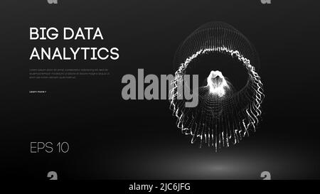 Reproducing network research. Network systems experiments. Jellyfish data centers random networking. EPS 10. Stock Vector