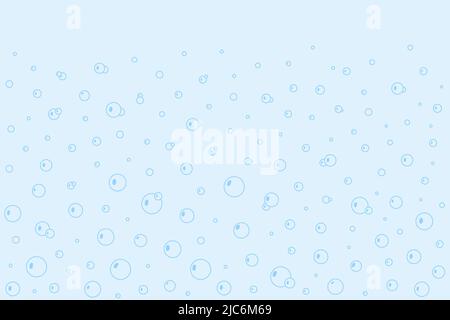 Bubbles fizz background Soap and foam Suds Abstract seamless pattern vector illustration cleaning concept Design wallpapers for prints bodycare, shamp Stock Vector