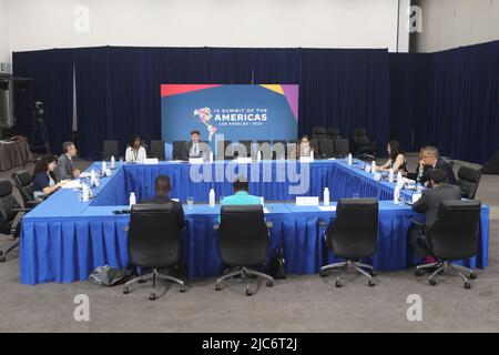 Dr. James Fitzgerald chairs a health related roundtable at the IX Summit of the Americas in Los Angeles, California, USA. 10th June, 2022. Credit: Sipa USA/Alamy Live News Stock Photo
