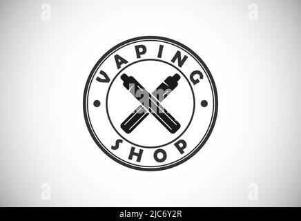 elfbar nachfüll pod läuft aus Vape E-cigarette Logo Design Vector Style Stock Vector (Royalty Free)  2298625333 main image 0