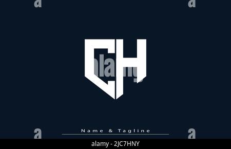 Alphabet letters Initials Monogram logo CH , HC Stock Vector