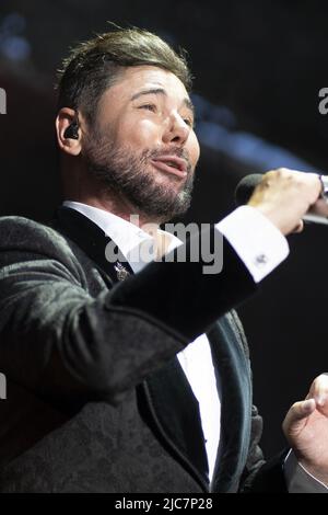 Singer Miguel Poveda performing at Palacio Real in Madrid, Spain Featuring: Miguel Poveda Where: Madrid, Spain When: 23 Jul 2021 Credit: Oscar Gonzalez/WENN Stock Photo