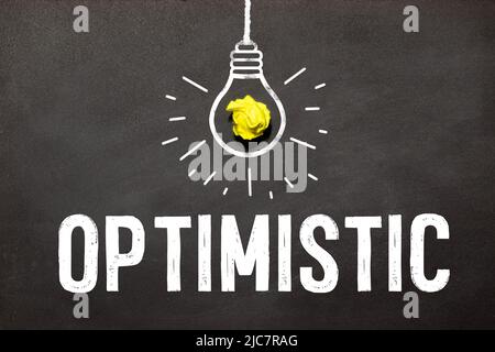The word impossible, changed to possible, handwritten on the blackboard with chalk Stock Photo