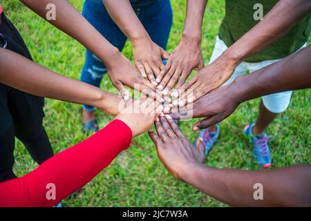 Teamwork, conceptual image Stock Photo