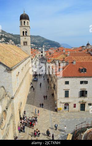 Dubrovnik old town landscape Stock Photo