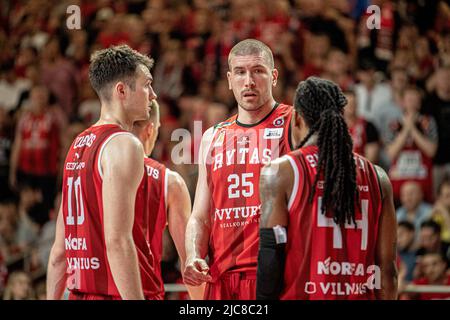 2022-06-07. Lithuanian Basketball League. Rytas - Lietkabelis - 79:76. Stock Photo