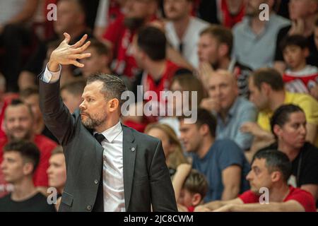 2022-06-07. Lithuanian Basketball League. Rytas - Lietkabelis - 79:76. Stock Photo